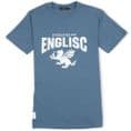 Englisc 449 indigo Anglo-Saxon t-shirt with Senlak White Dragon woven patch